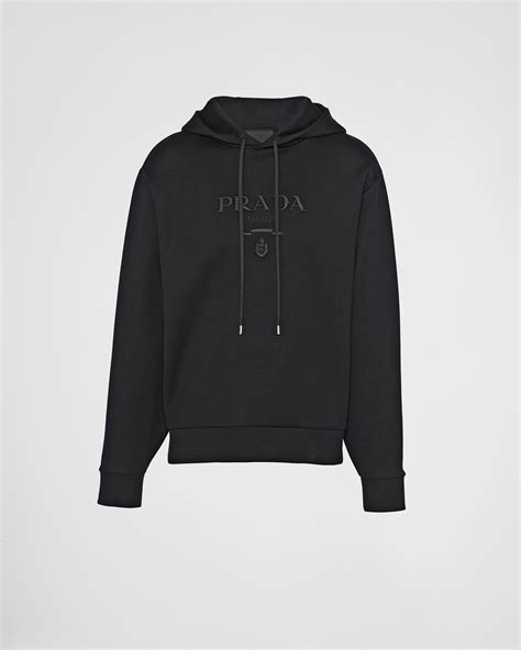 prada hoodie - black|Prada tracksuit men's.